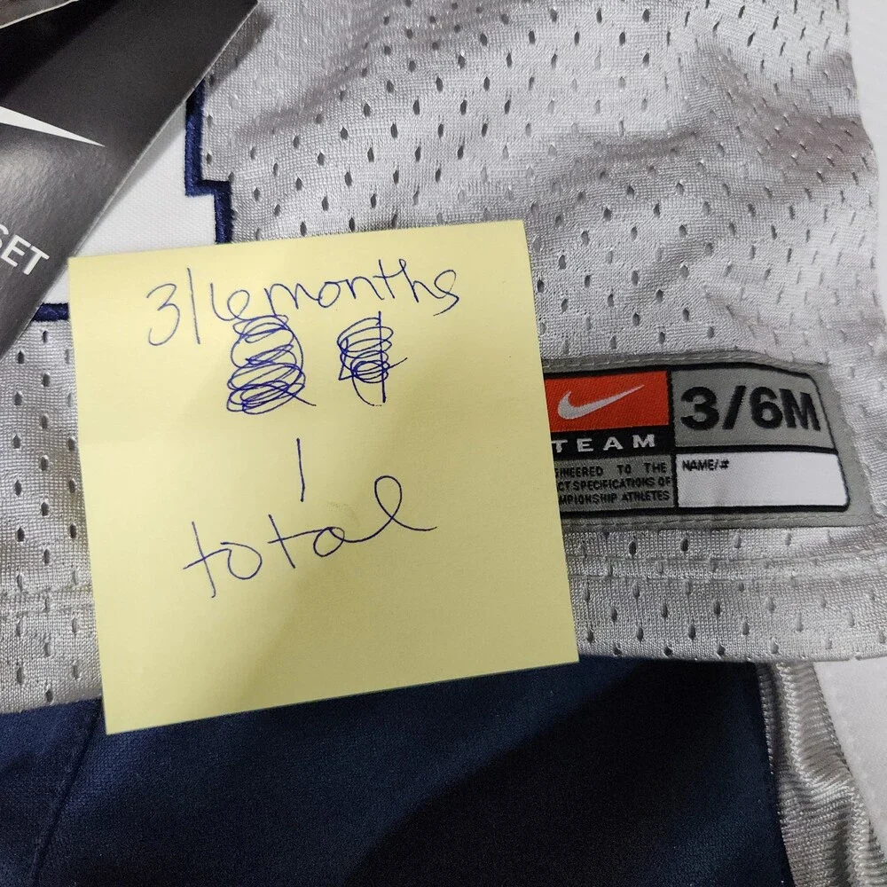Nike Penn State Lions Infant 2Pc Football Jersey Outfit Track Suit 3/6M 167